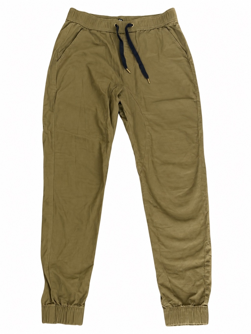 ITALYMORN- Men's Casual Drawstring Jogger Pants - Olive Green